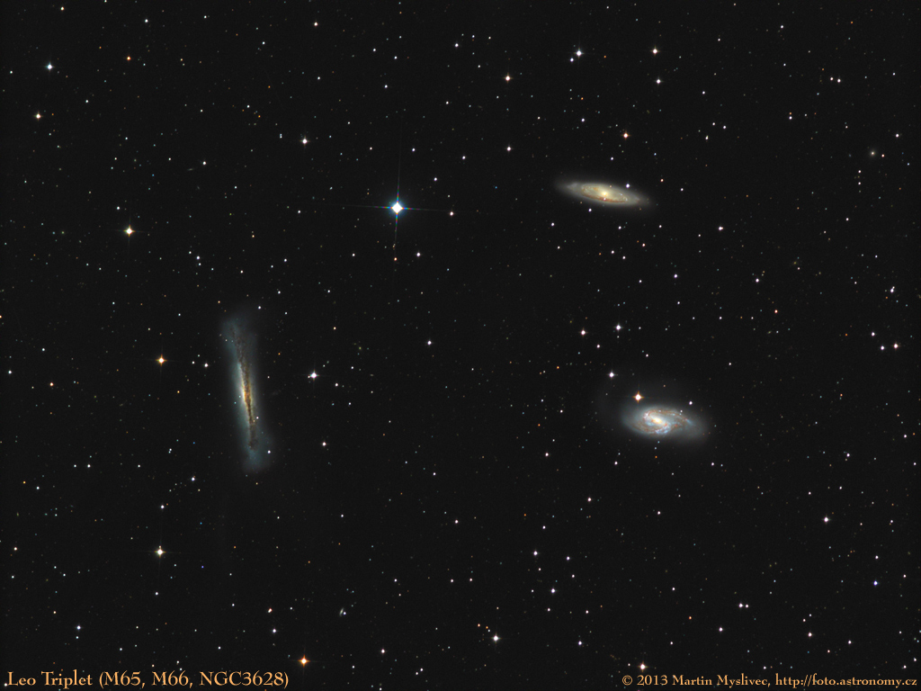 Leo Triplet (M65, M66, 3628)