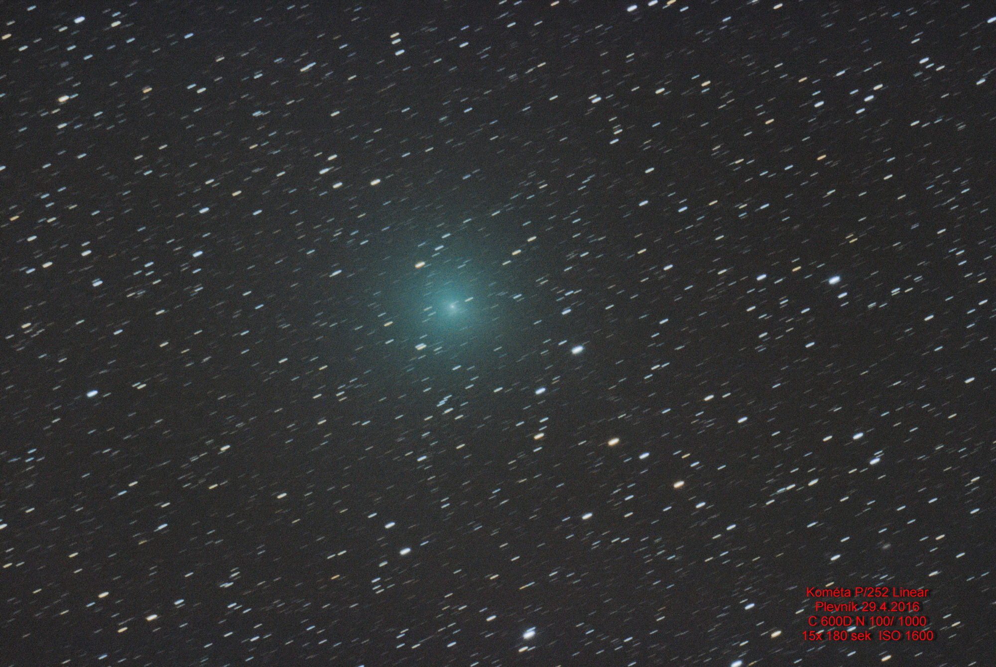 Kométa P/252 Linear a