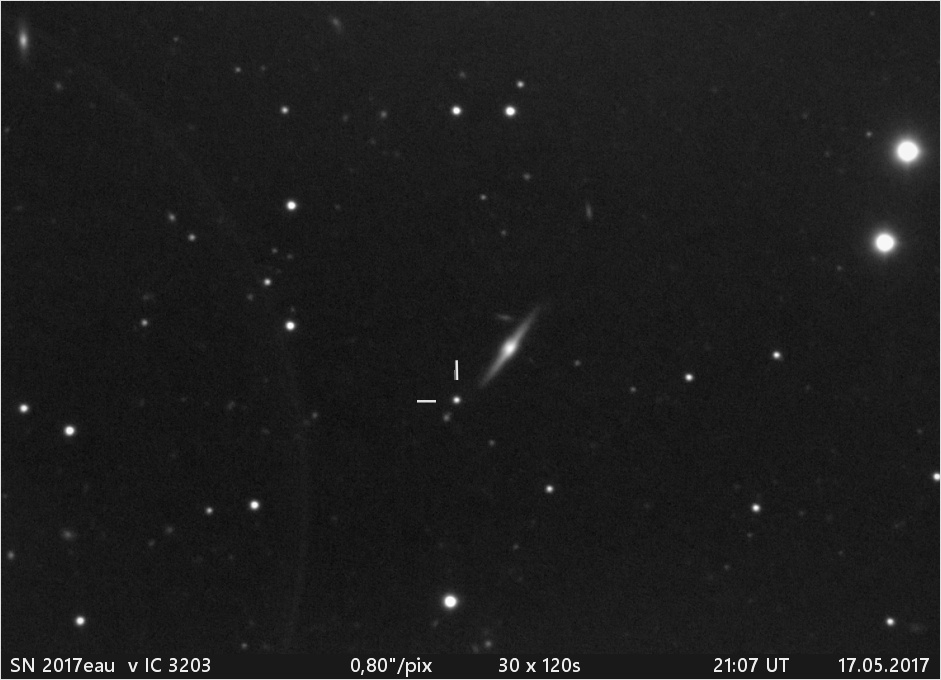 SN 2017 eau  v IC3203
