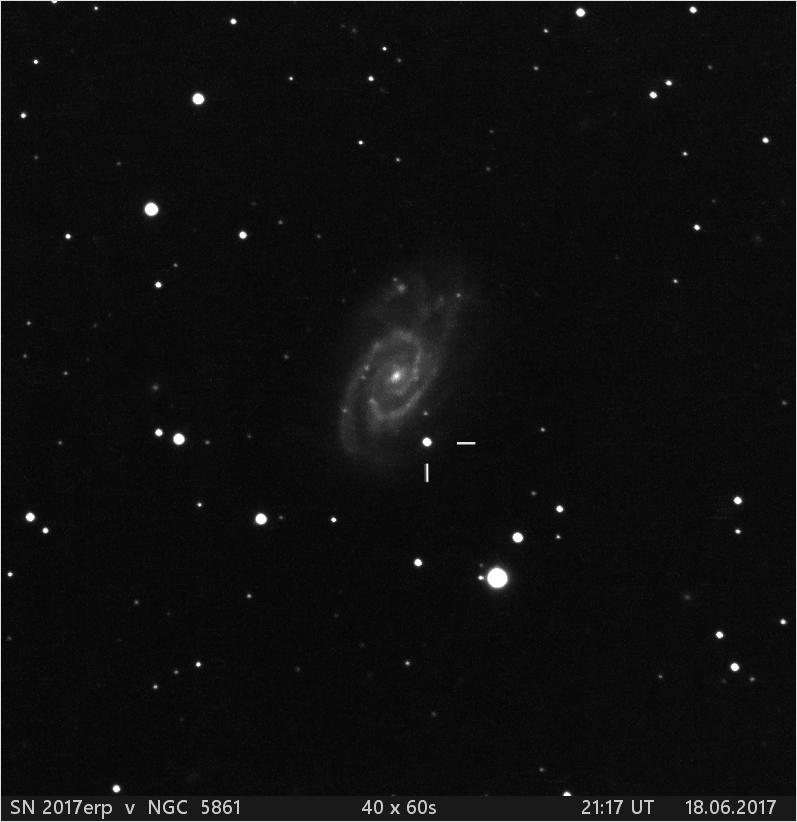 SN 2017 erp v NGC5861