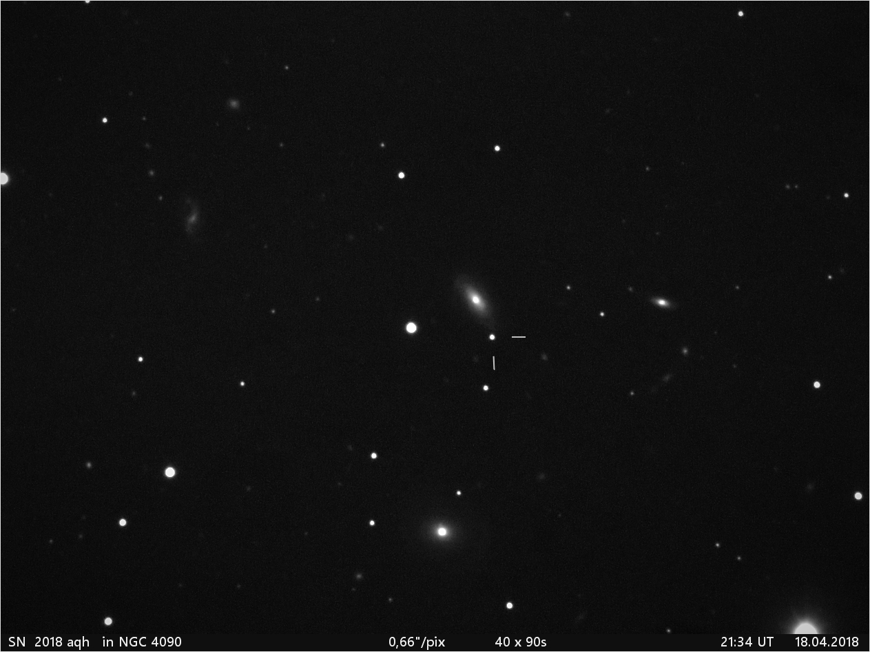 SN 2018 aqh  v NGC4090
