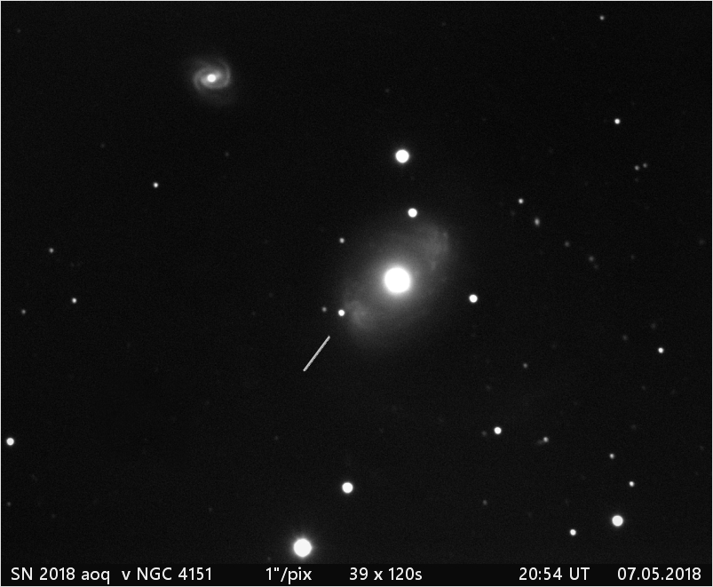 SN 2018 aoq  in NGC4151