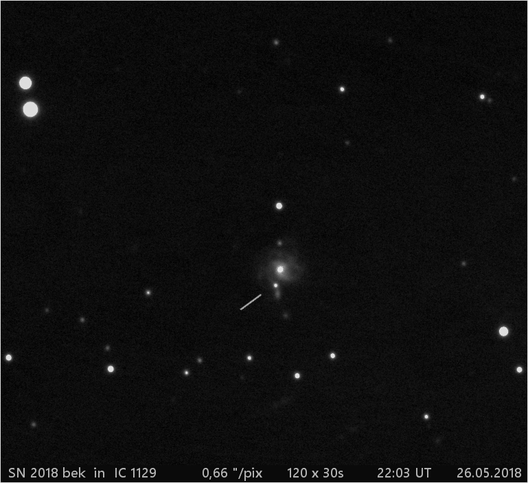 SN 2018 bek  in IC1129