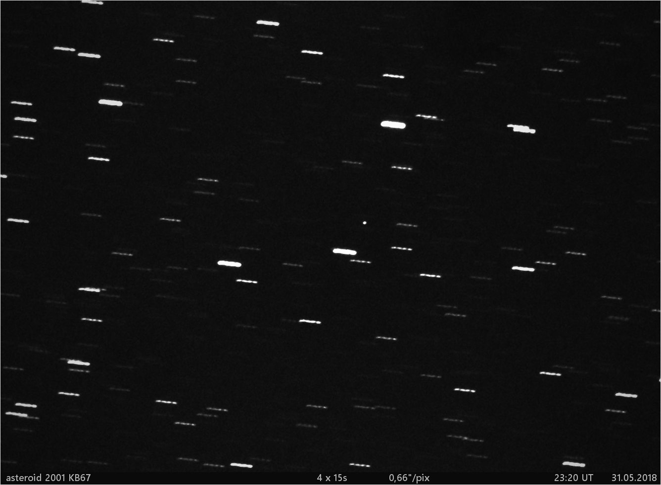 blízkozemní asteroid  2001 KB67