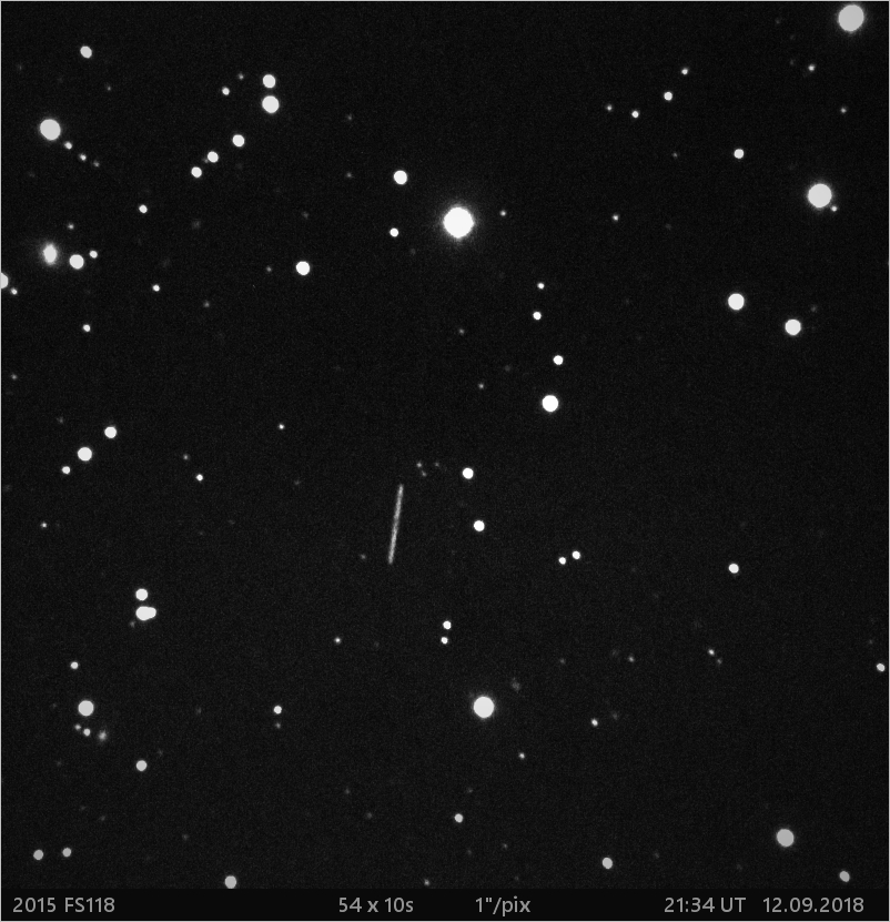 blízkozemní asteroid 2015 FP118