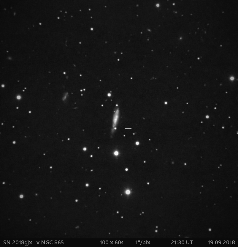 supernova SN 2018 gjx  v NGC865