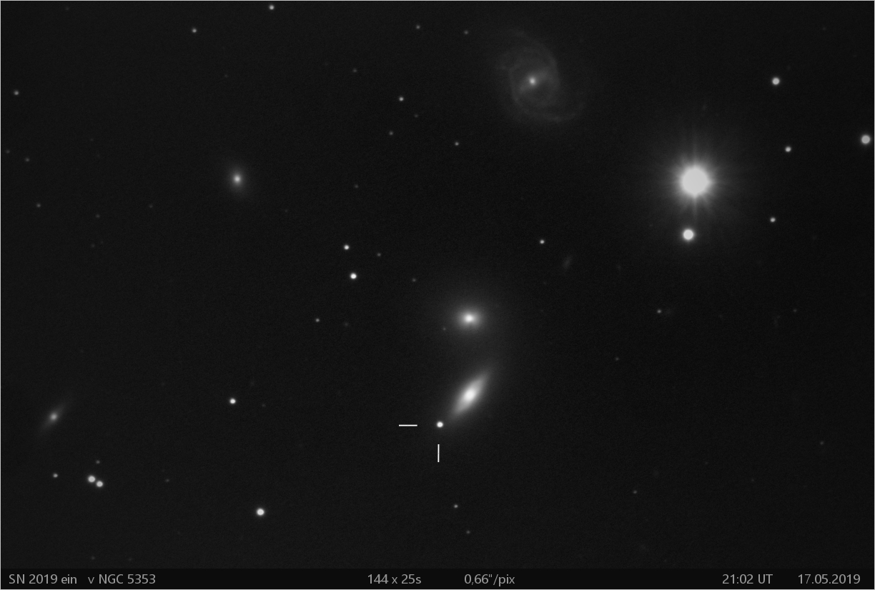 SN 2019 ein  v NGC5353