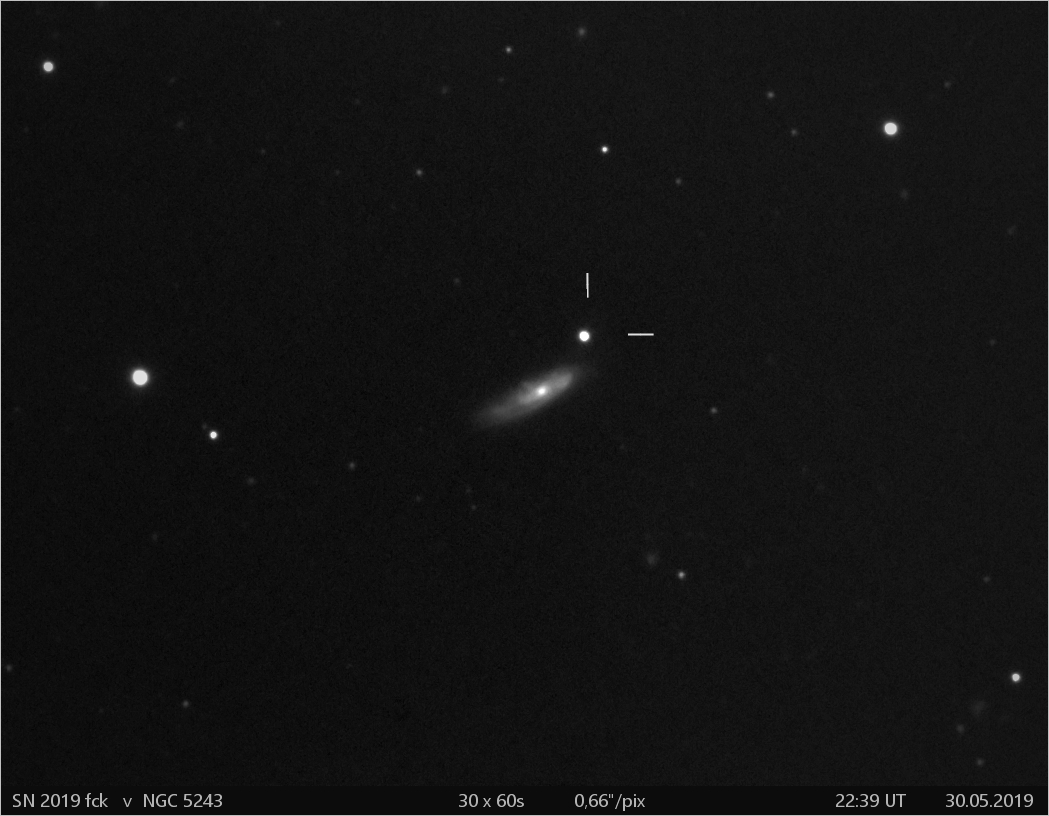 SN 2019 fck   v NGC5243