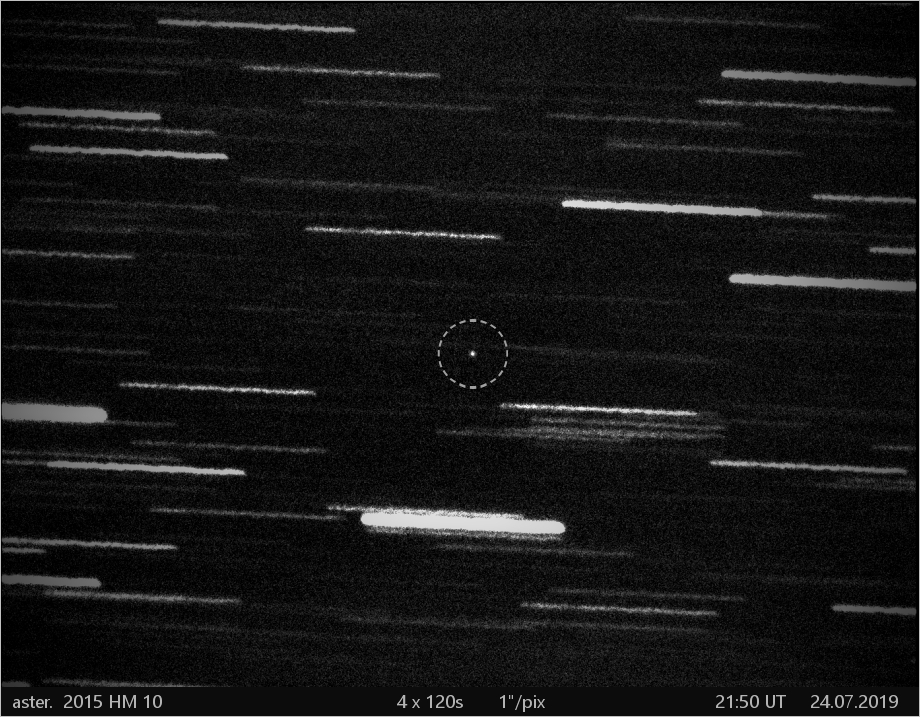 blízkozemní asteroid 2015 HM10