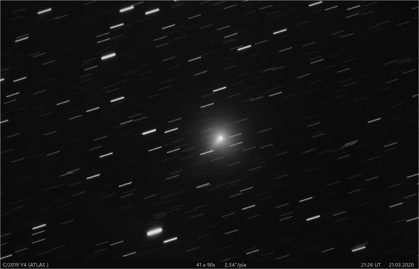 kometa C/2019 Y4 (ATLAS)