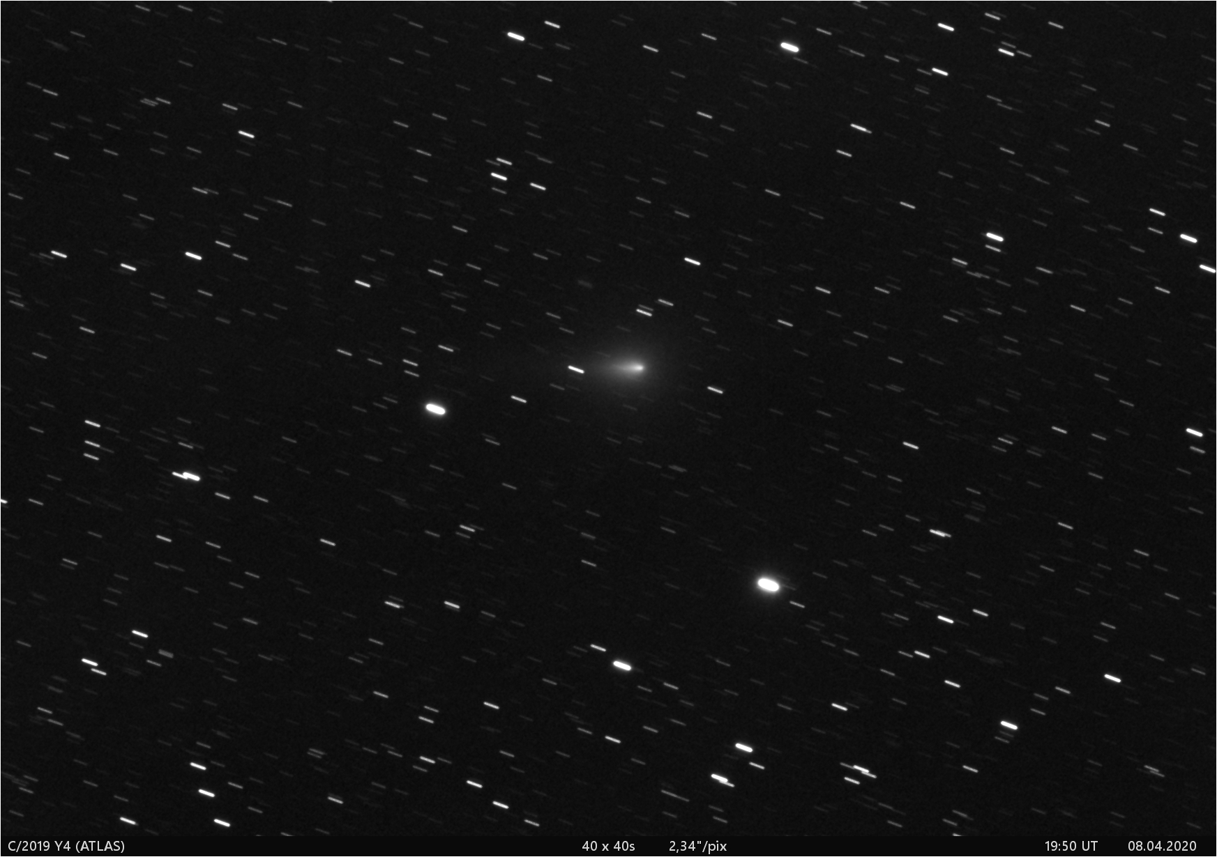 kometa C/2019 Y4 (ATLAS)