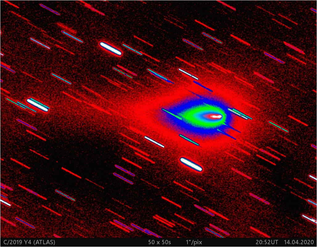 kometa C/2019 Y4 (ATLAS)