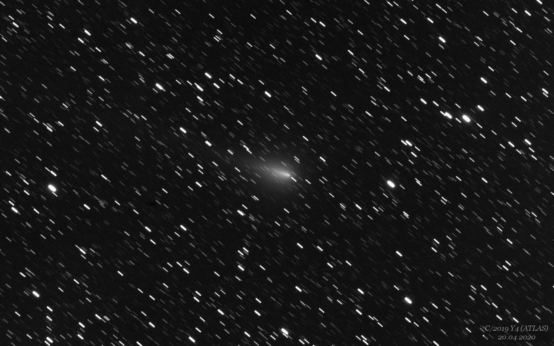 kometa C/2019 Y4 (ATLAS)