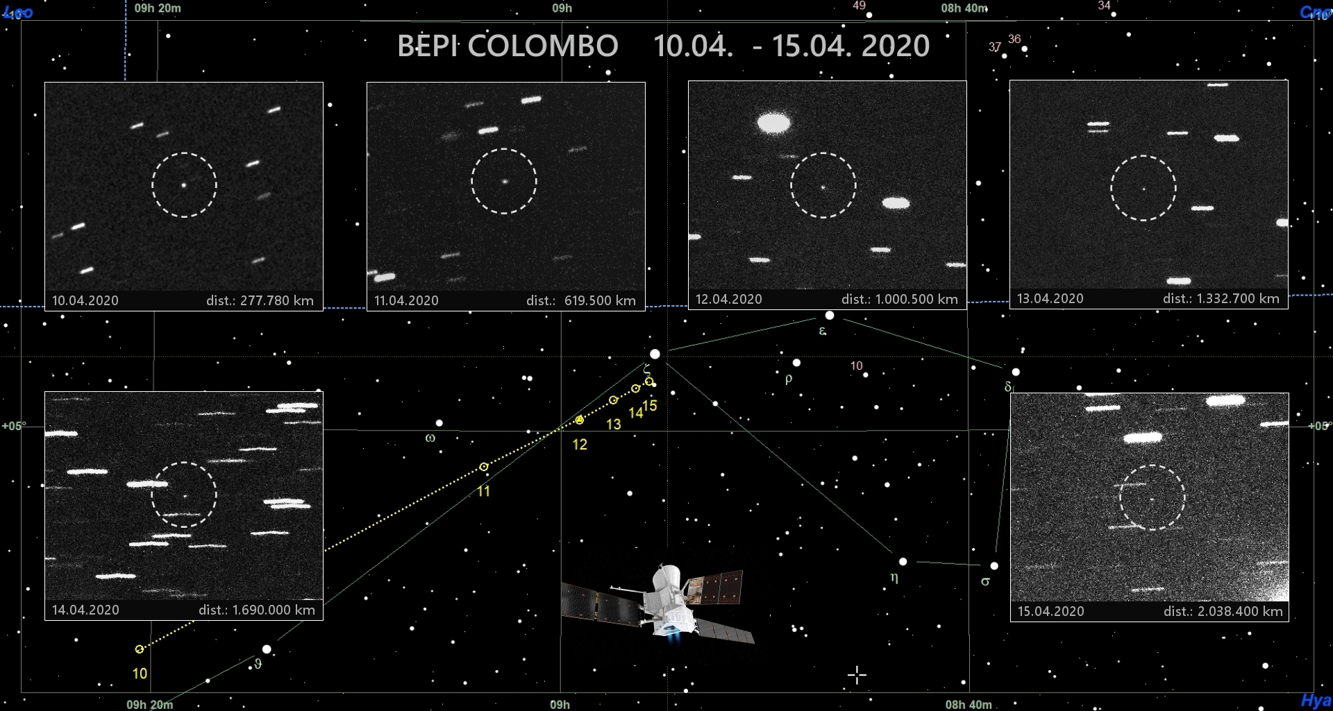 sonda Bepi Colombo u Země