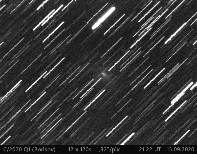 kometa C/2020 Q1 (Borisov)