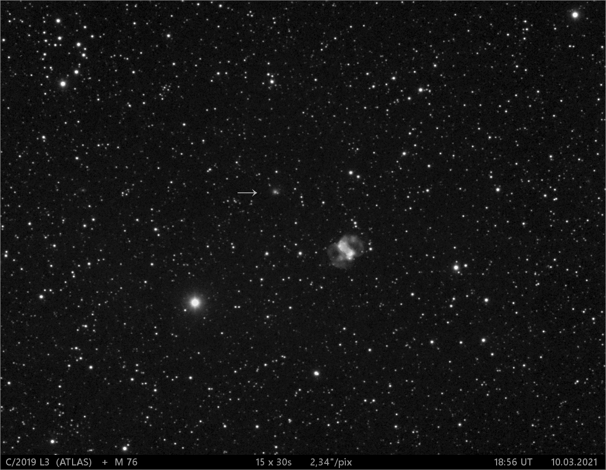 kometa C/2019 L3  + M 76