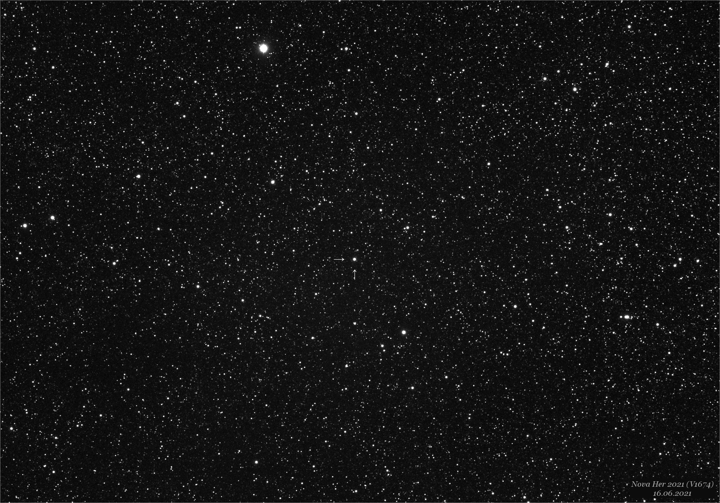 nova Her 2021  (V 1674 Her)