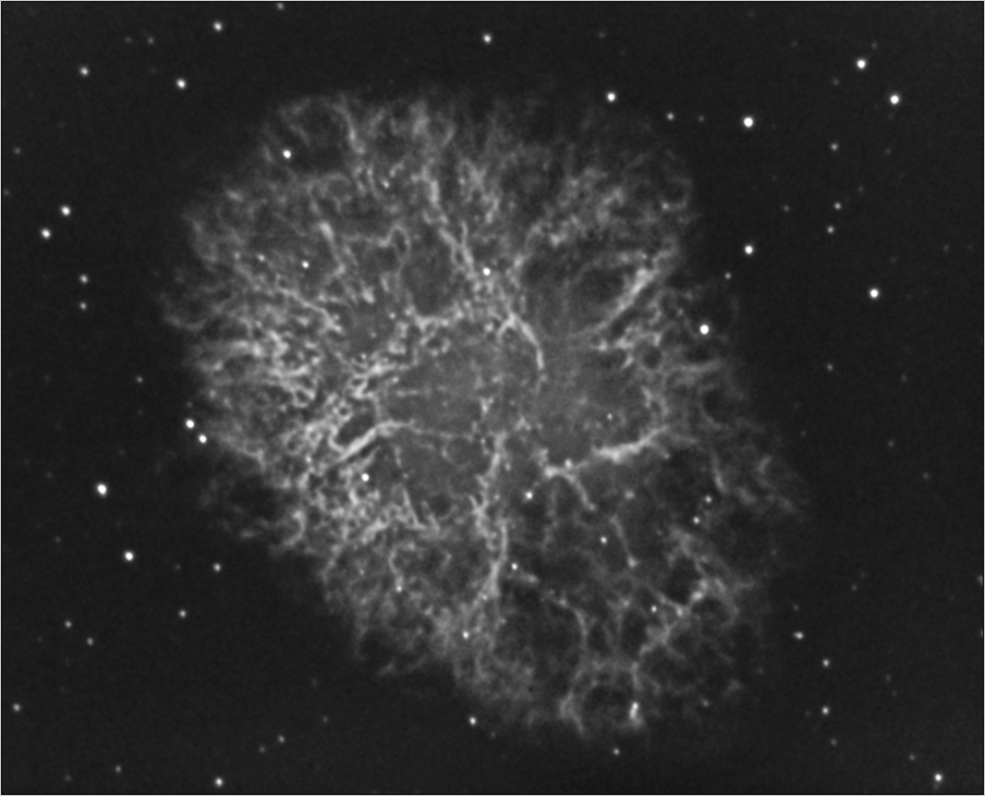 M1, NGC1952 Krabí mlhovina v Ha