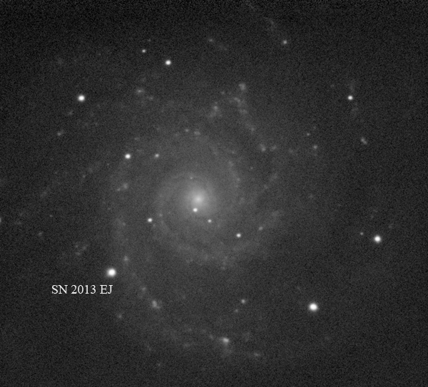M74 a supernova SN2013 EJ