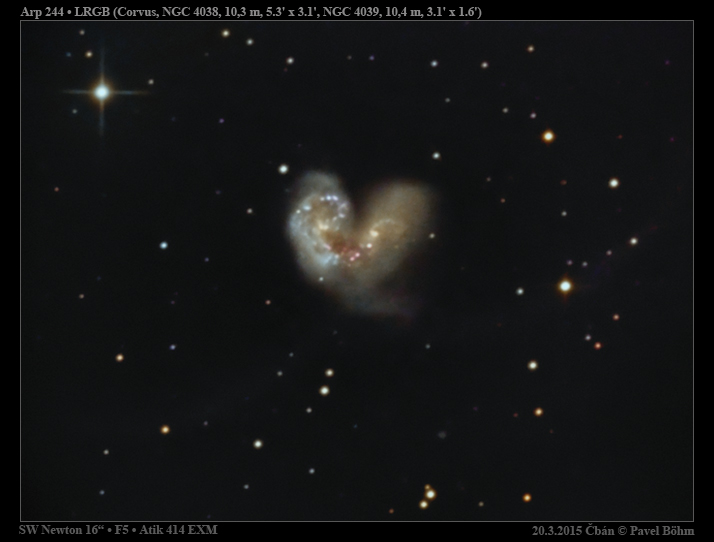Arp244 (NGC4038 a 4039) ''Antennae Galaxies''