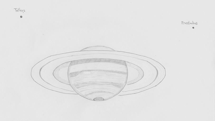 Saturn - kresba