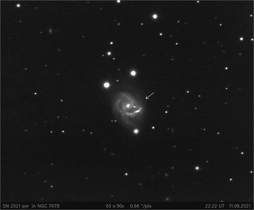 SN 2021 qvr  v NGC7678
