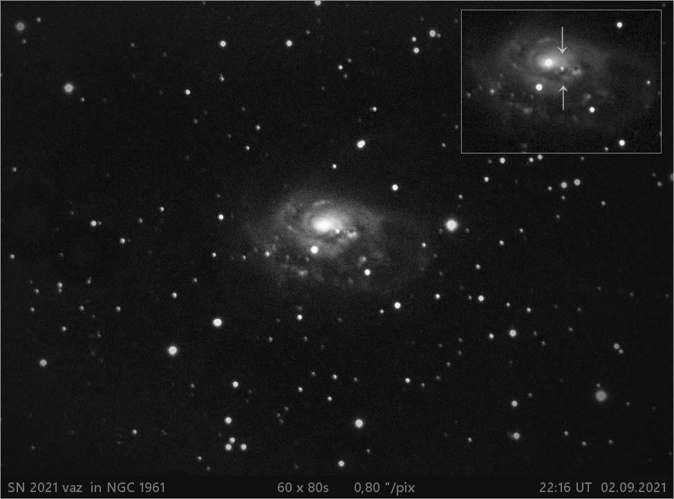 SN 2021 vaz v NGC1961