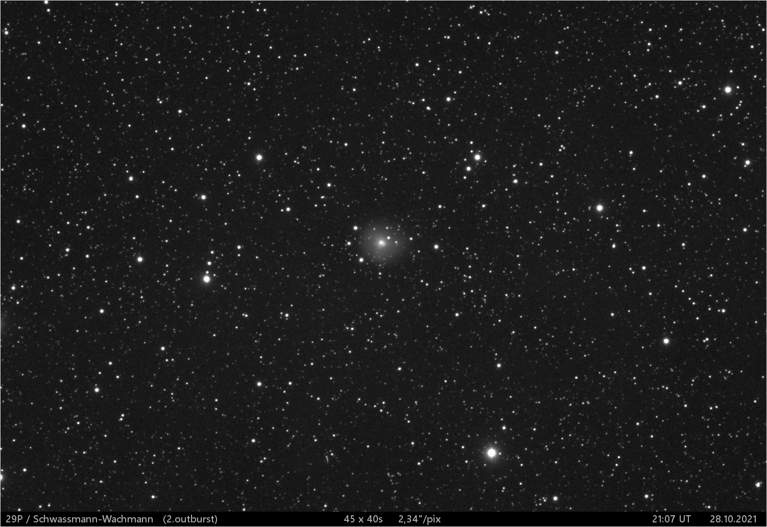 29P/schwassmann-Wachmann ( 2.outburst)