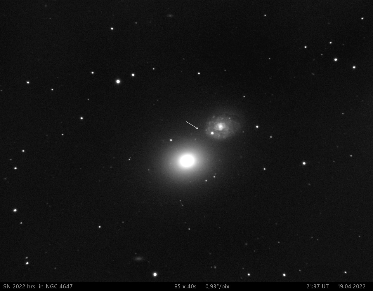 SN 2022 hrs v NGC 4647