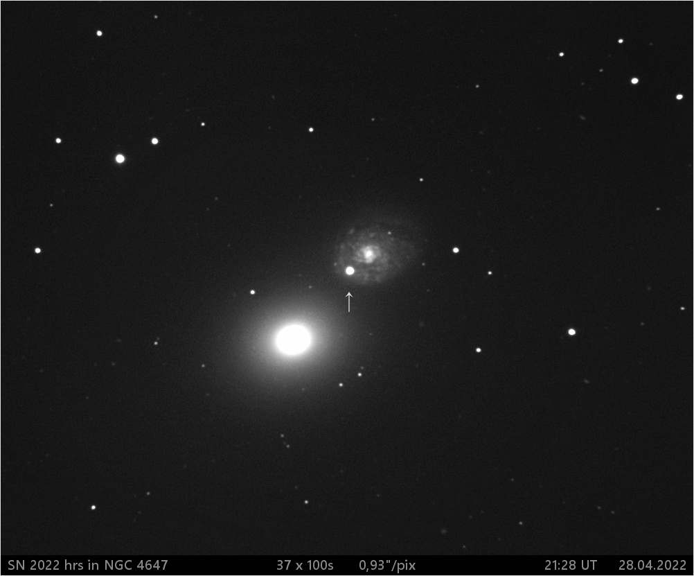 SN 2022 hrs v NGC4647