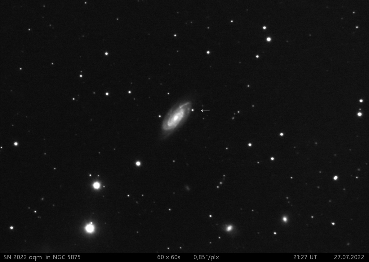 Sn 2022 oqm  v NGC5875