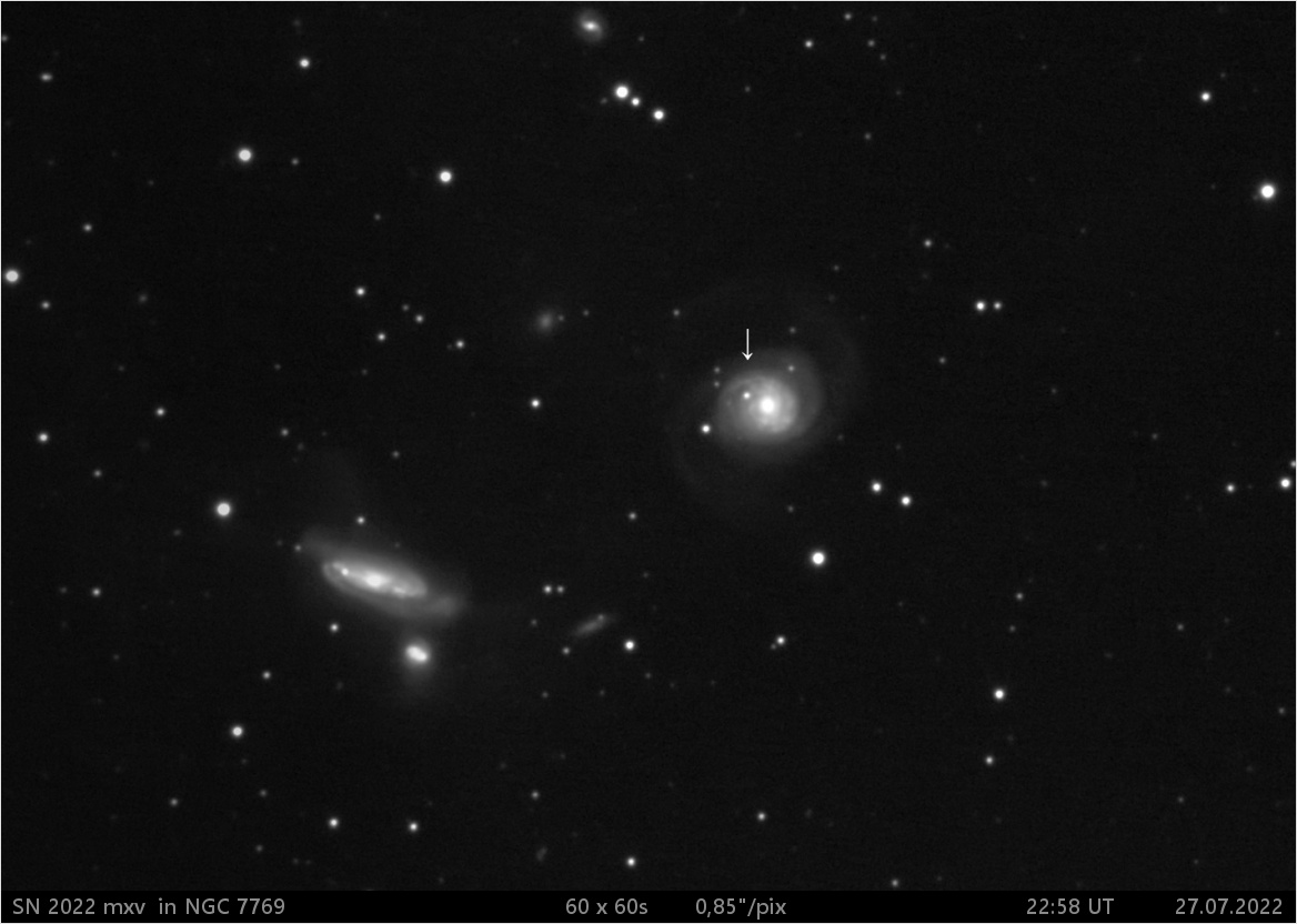 Sn 2022 mxv  v NGC7769