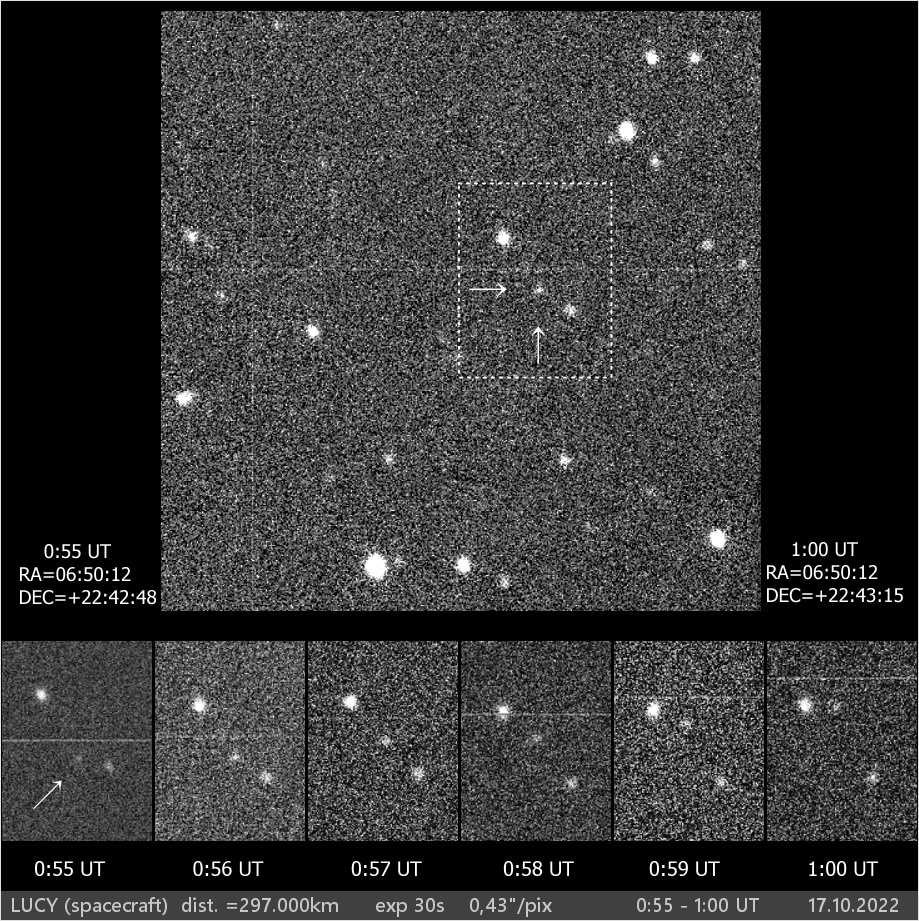 LUCY -gravitační manévr u Země
