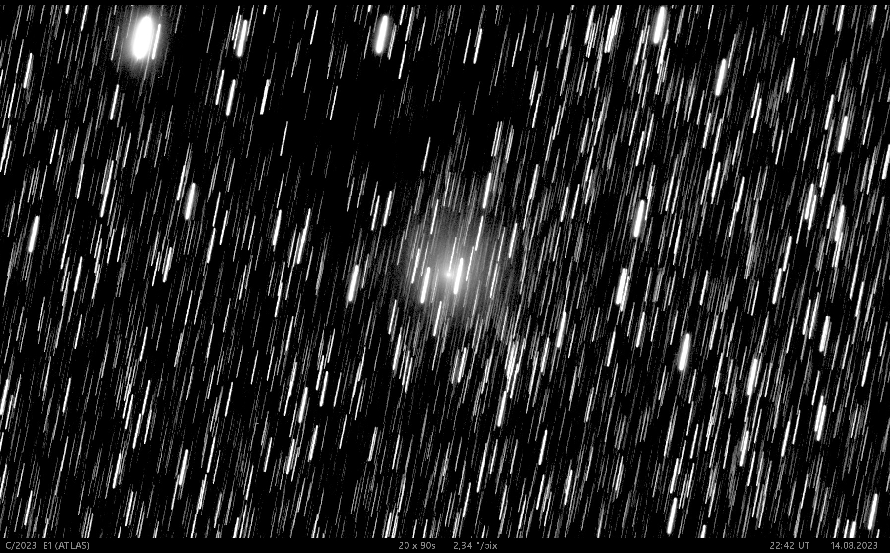 kometa  C/2023 E1 (ATLAS)