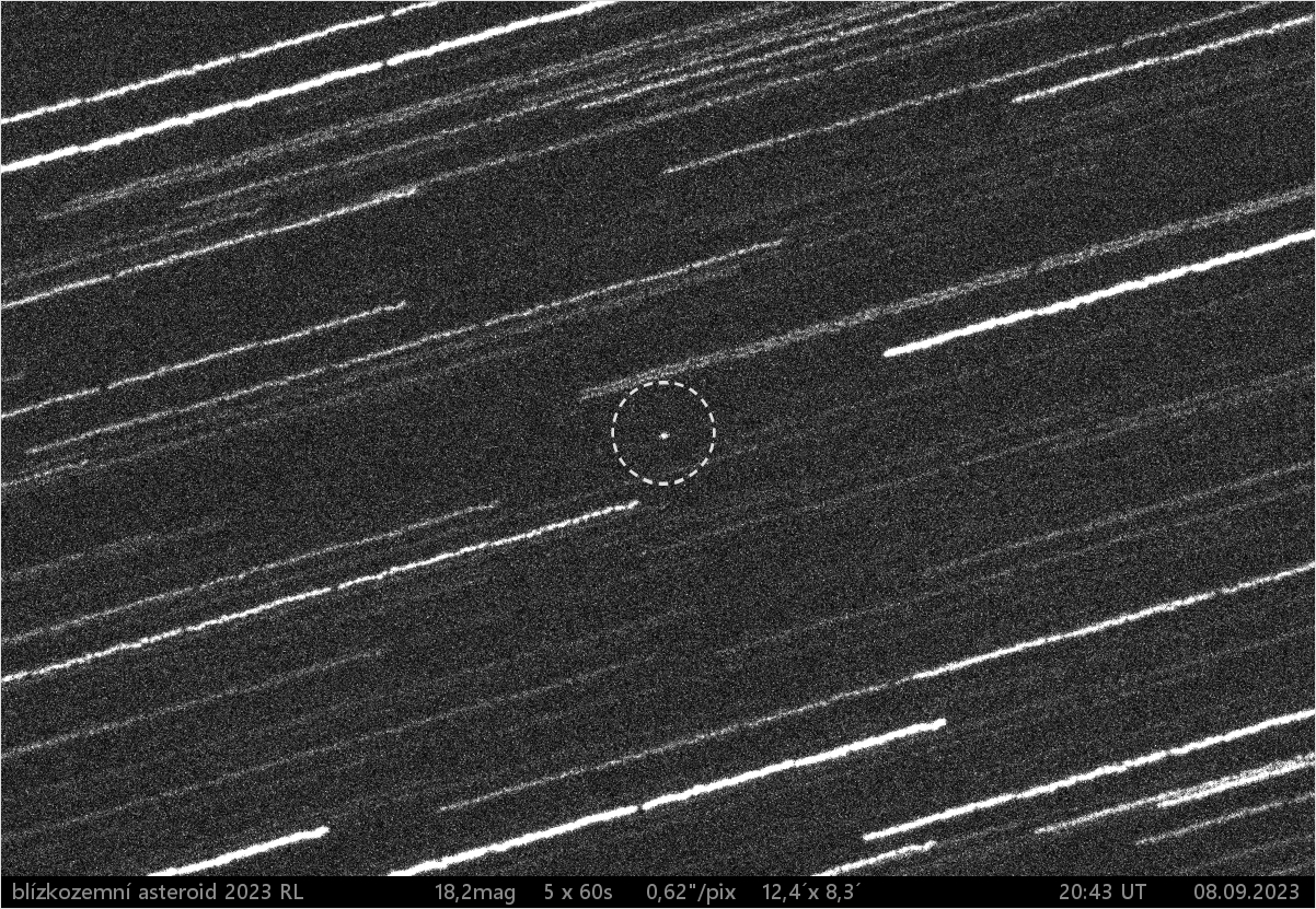 blízkozemní asteroid  2023 RL