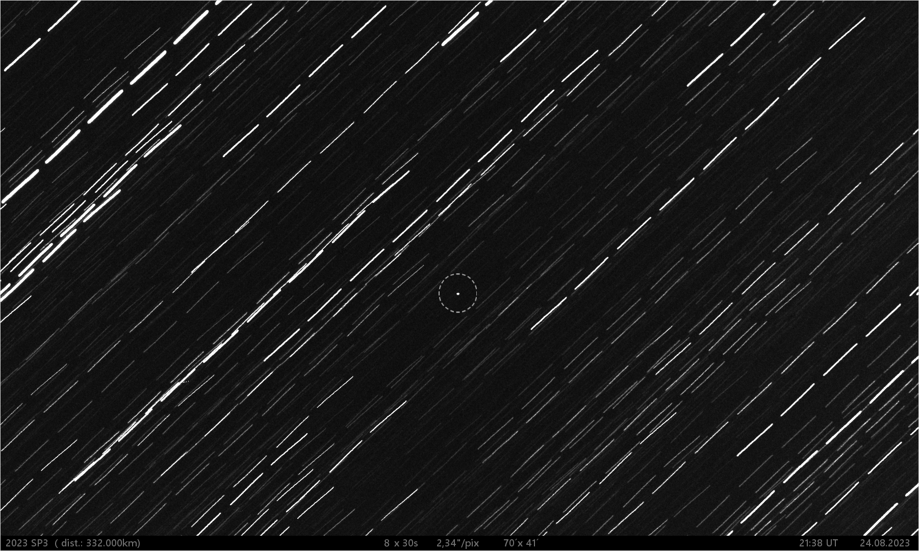 blízkozemní asteroid 2023 SP3