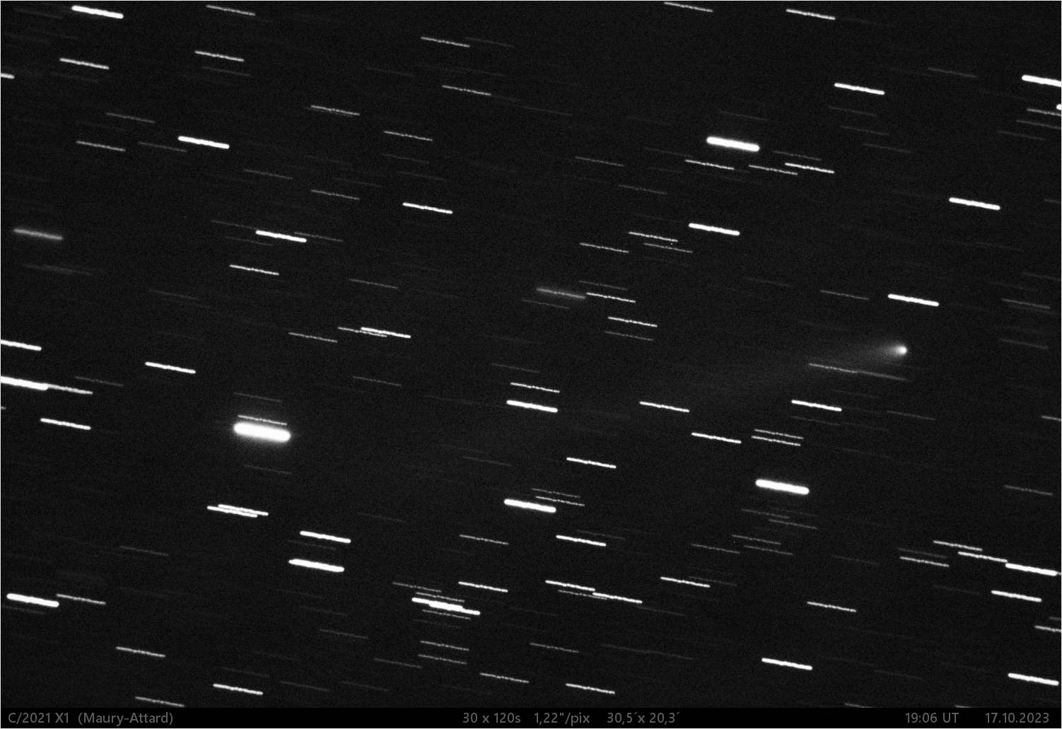 kometa C/2021 X1(/Maury-Attard)
