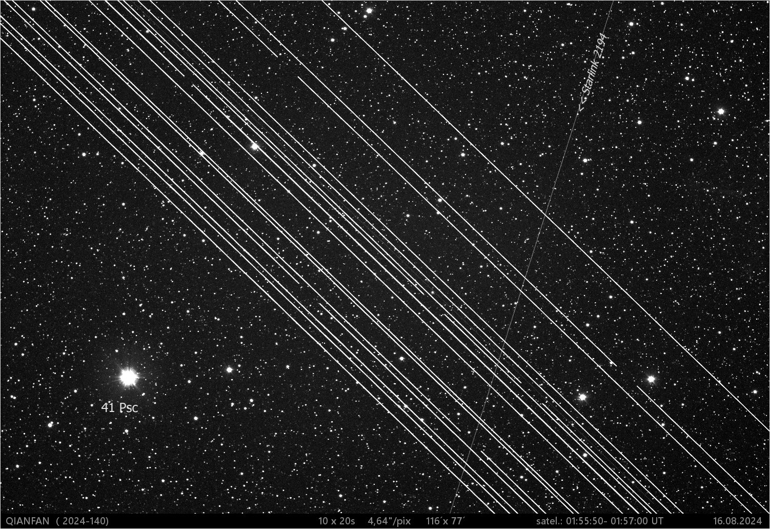 satelity sítě QIANFAN