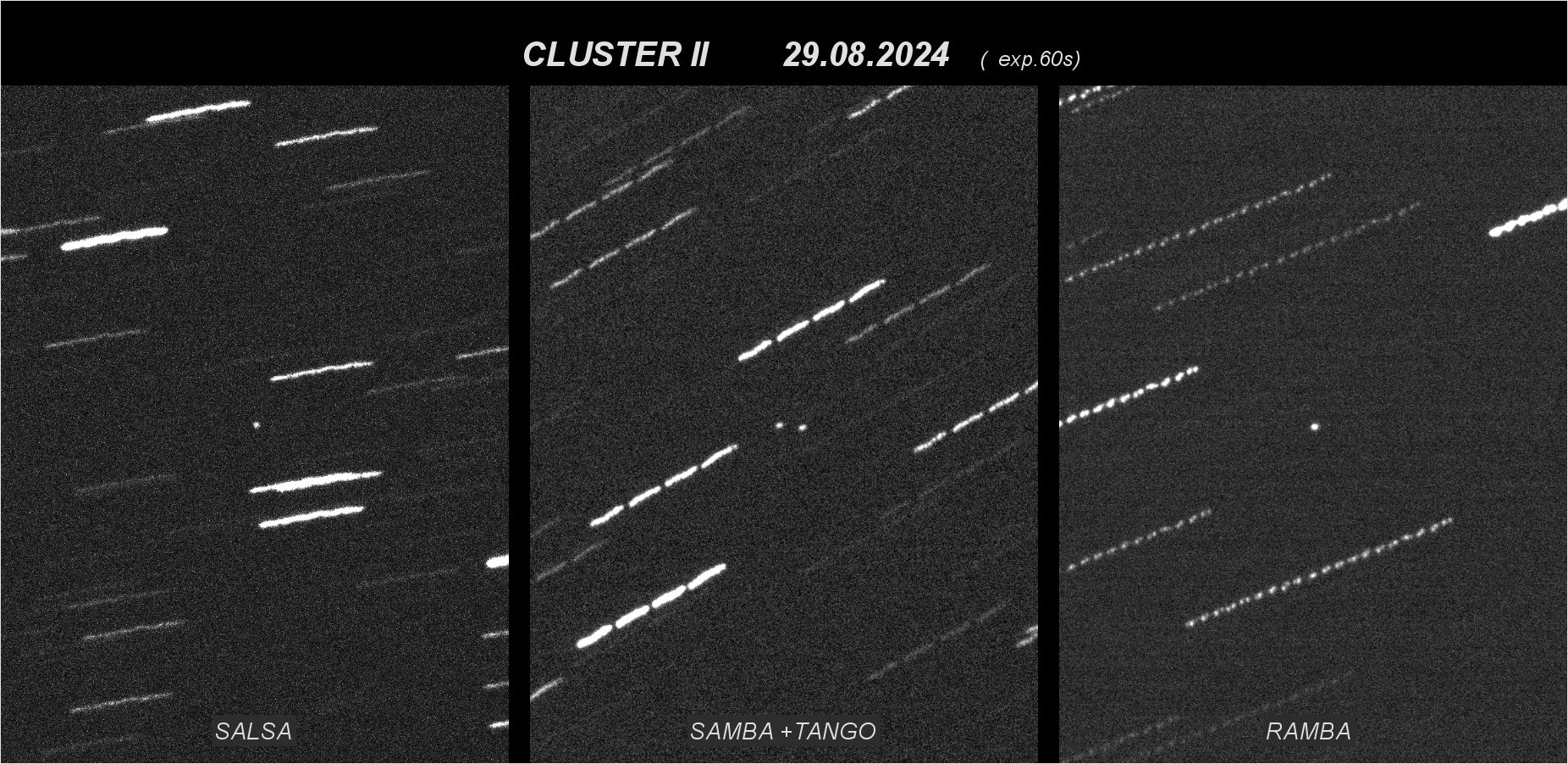 satelitní  ''CLUSTER  II''