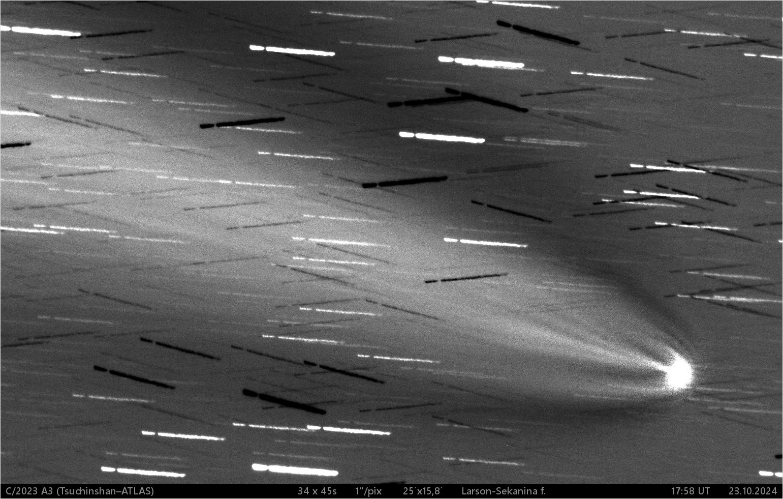 kometa C/2023 A3 (Tsuchinshan-ATLAS)