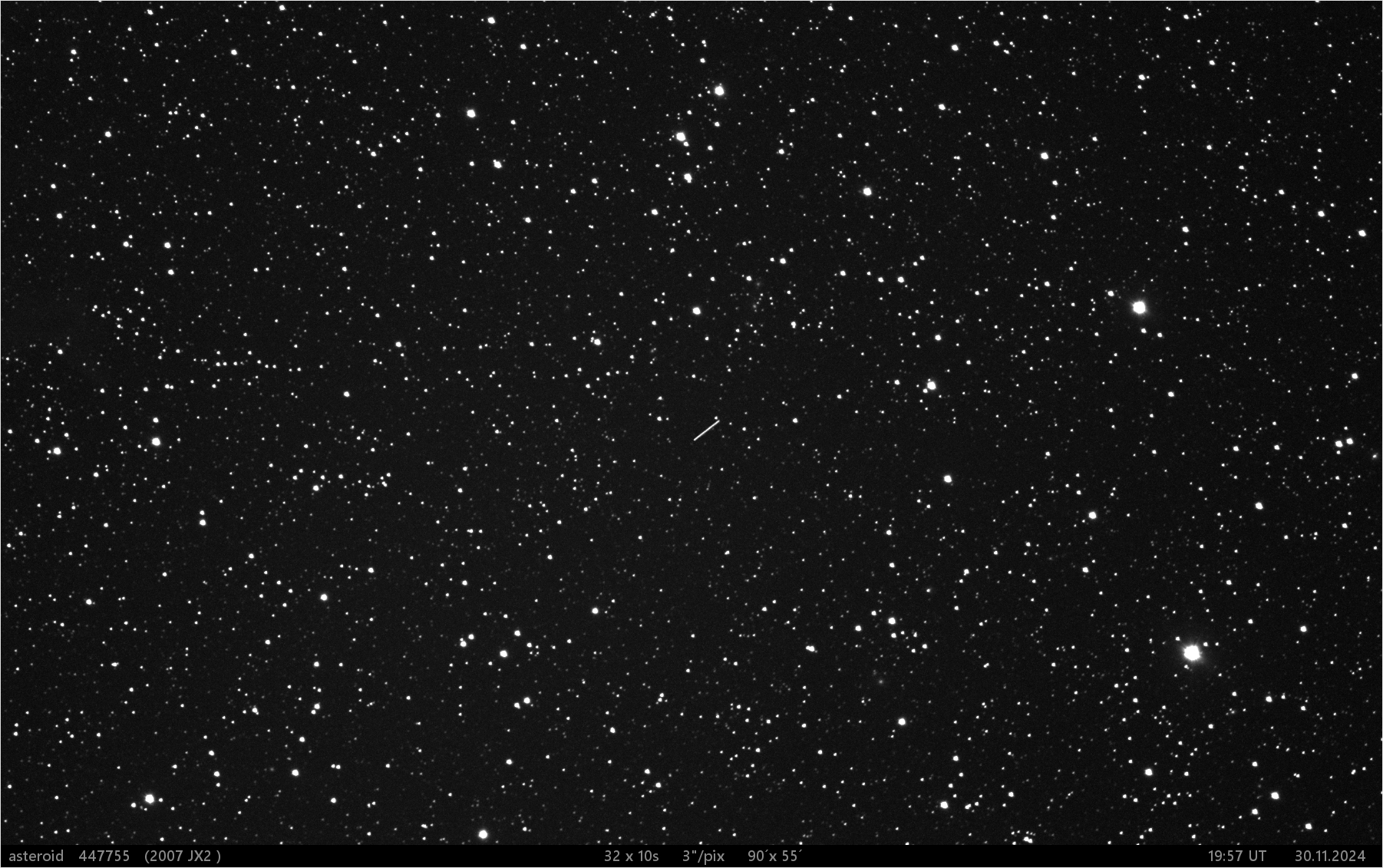 blízkozemní asteroid  447755  (JX2)