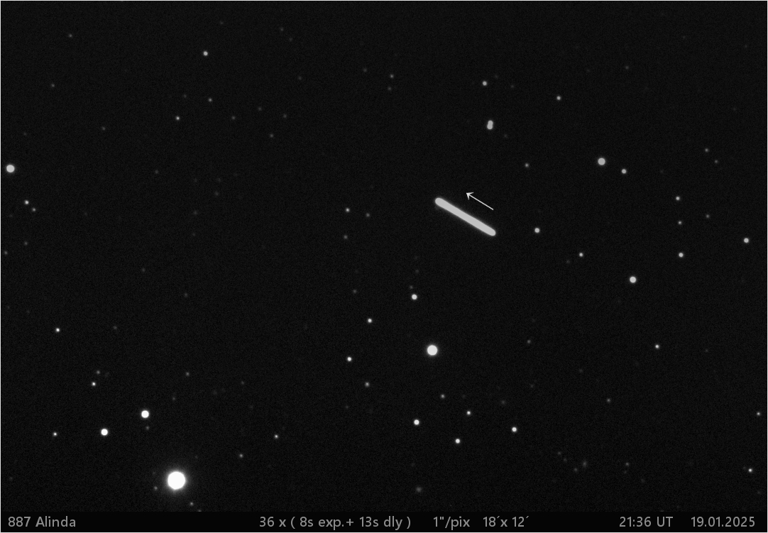 asteroid  887 Alinda