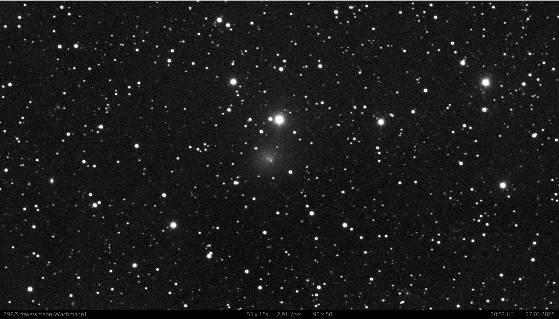 kometa 29P/Schwassmann-Wachmann