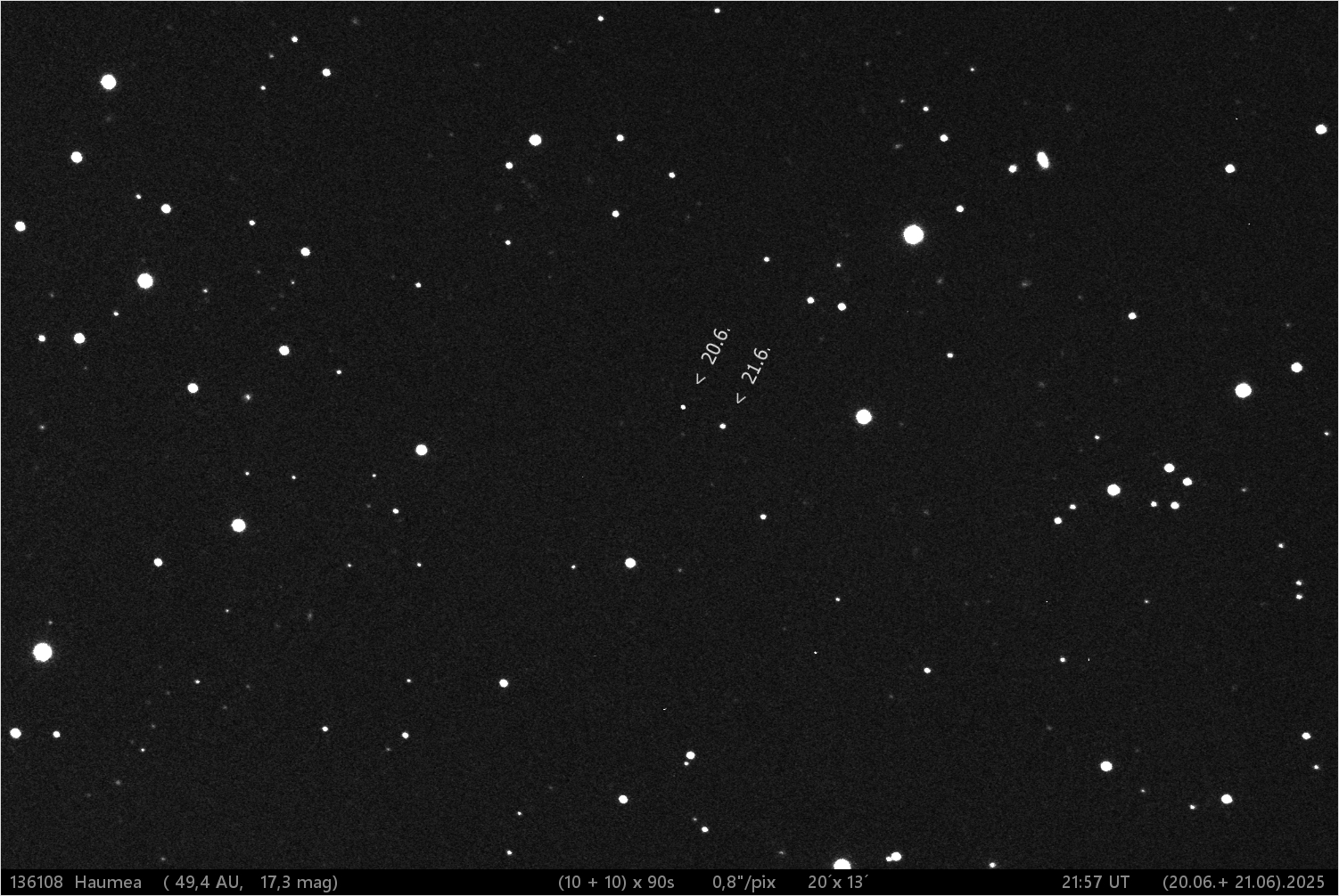 Trpasličí planeta 136108 Haumea