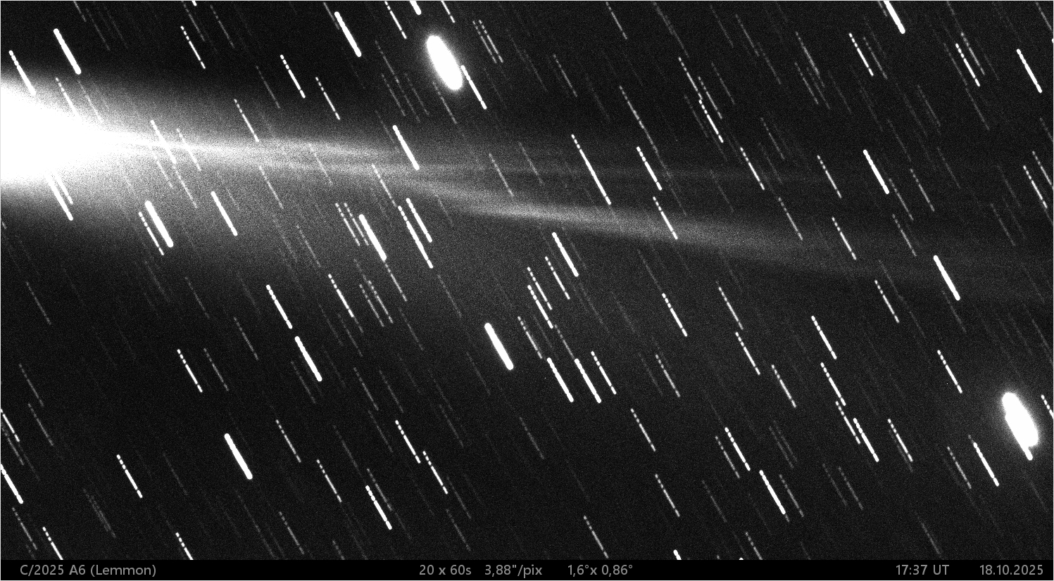 kometa C/2025 A6 (Lemmon)  ohon