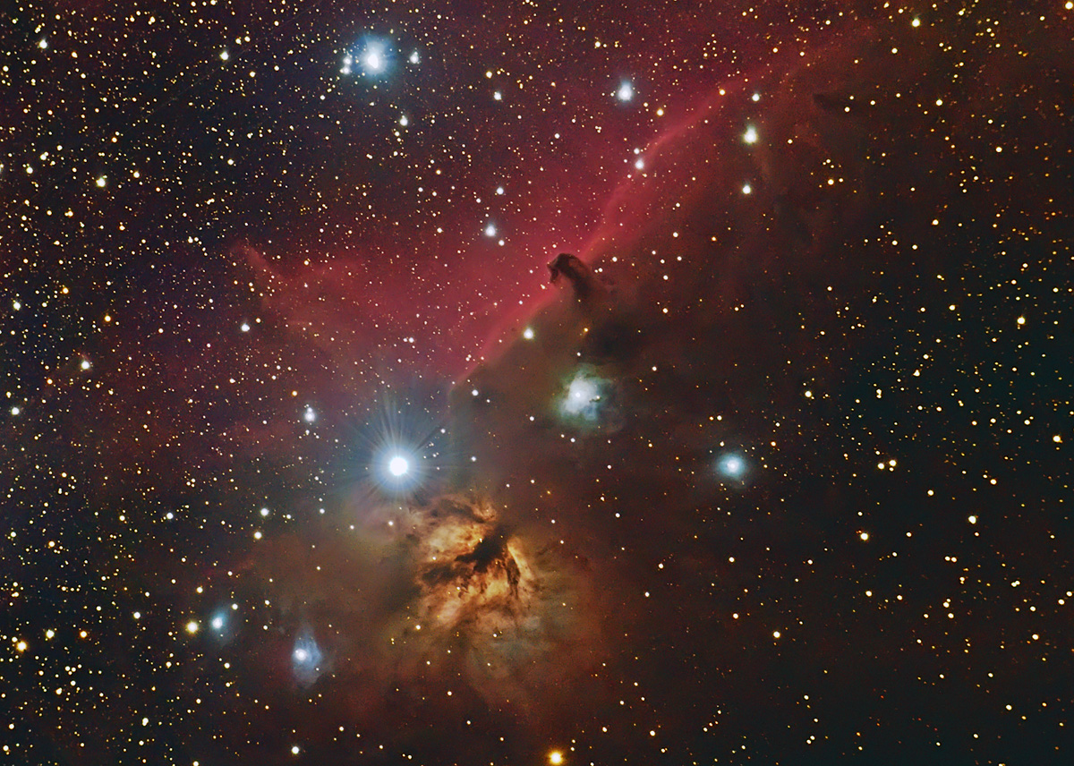 Horsehead & Flame Nebula